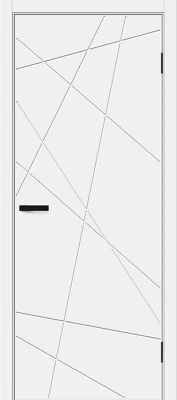 Дверь межкомнатная полотно Граффити-5.Д винил White Pro 2000x900 мм