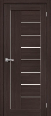 Дверь межкомнатная полотно Порта-29 эко шпон Wenge Veralinga 2000x900 мм Magic Fog