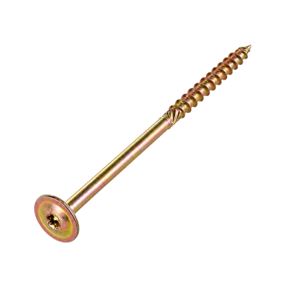 Конструкционный саморез тарельчатый 8*180 мм ЦЖ, Torx