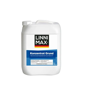 Грунтовка-концентрат водно-дисперсионная LINNIMAX Konzentrat Grund, 10 л