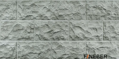 Фасадная панель Fineber Дачный Доломит Светло-серый