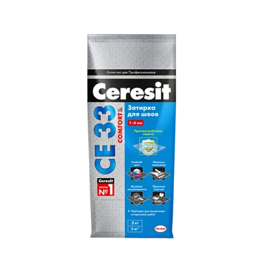 CERESIT NO52 Затирка СЕЗЗ, Какао, 2 кг