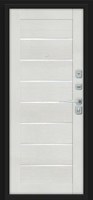 Дверь входная Прайм/BChrome Bravo R-3 Almon правая 2050x960 мм Almon/Bianco WSh/Лунный