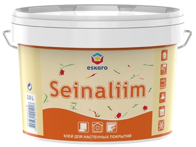 Готовый клей для тяжёлых обоев Eskaro Seinaliim, 2,5 л