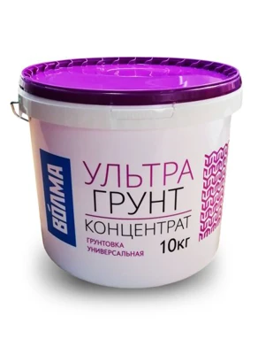 Грунтовка-концентрат универсальная ВОЛМА Ультрагрунт, 10 кг