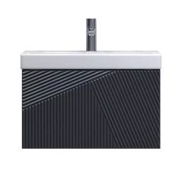 Тумба VELVEX EDGE 60 подвесная графит без чаши tp.EDG.9696.60.1Y