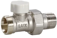 Клапан радиаторный прямой Luxor Easy 1/2" под ЕК