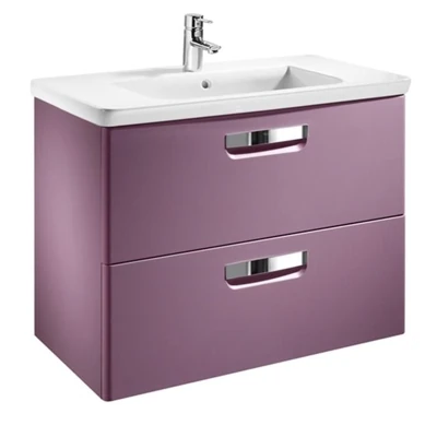 Тумба ROCA THE GAP 80 фиолетовая без умывальника подвесная ZRU9302740