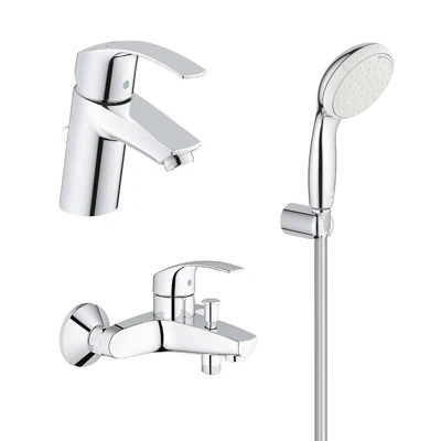 Комплект смеситель с душевым набором GROHE EUROSMART 123582