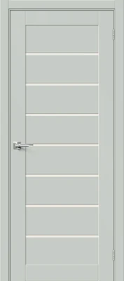 Дверь межкомнатная полотно Браво-22 эмалит Grey Matt 2000x600 мм Magic Fog