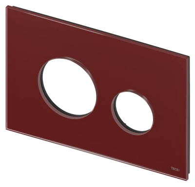 Лицевая панель TECEloop modular, стекло, рубиновый