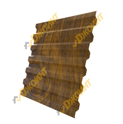 Профнастил С-21 0,5 Printech Real Print Noble Chestnut (Благородный каштан)