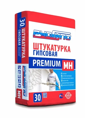 РУСГИПС Штукатурка гипсовая MH PREMIUM, 30 кг