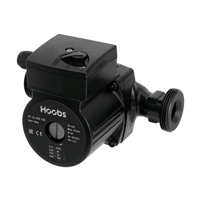 Насос циркуляционный CT 25-60S 180мм 100Вт 1x230В 50Гц (с гайками) Hoobs