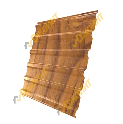 Профнастил МП-20 0,5 Printech Wood 3D (3D Дерево)