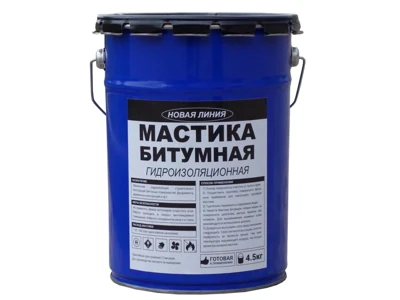 Мастика битумная Новая линия, 4,5 кг