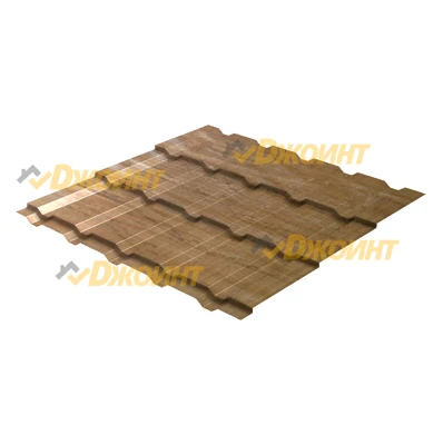 Металлочерепица Каскад 0,5 Printech Aspen 3D (Осина 3D wood)