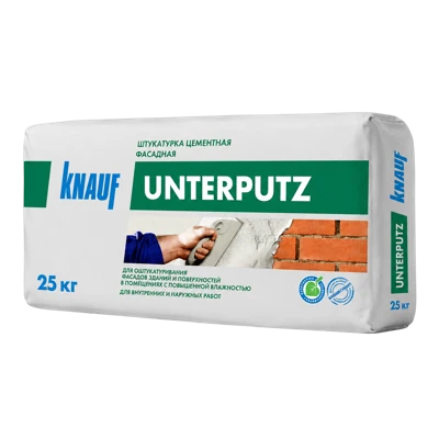 KNAUF УНТЕРПУТЦ Штукатурка цементная фасадная 25 кг