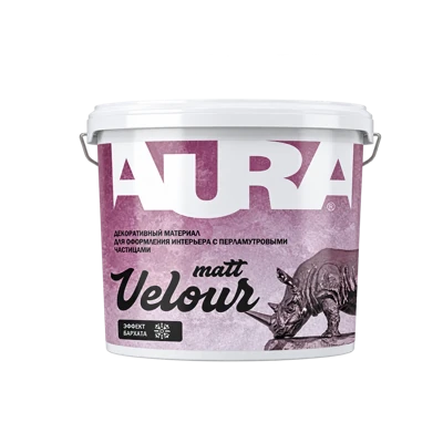 AURA Декоративный материал " Velour Matt" 1 кг/0,83 л