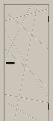 Дверь межкомнатная полотно Граффити-5.Д.П пэт Cream Silk 2000x900 мм