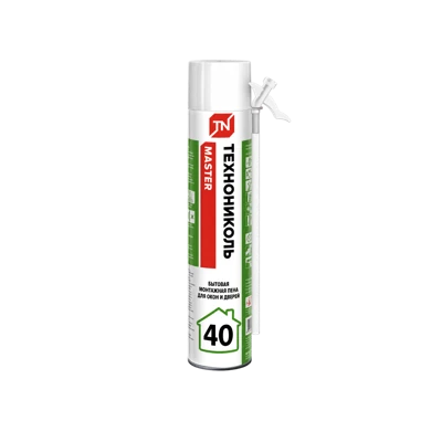 Пена монтажная ТехноНИКОЛЬ MASTER 40 бытовая, 0,54 кг
