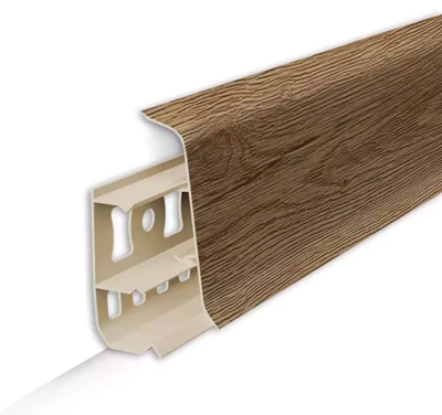 Плинтус ПВХ Ideal Деконика 211 дуб рустик 22*85*2200 мм (упак 20 шт)