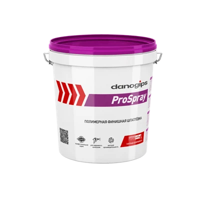 DANOGIPS PROSPRAY Шпатлевка / Проспрей полимерная финишная 15 л / 25 кг