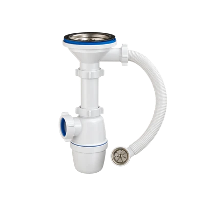 Сифон для мойки ORIO с переливом 3 1/2х40 А-5007