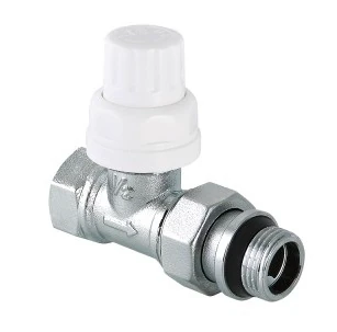 Клапан термостатический для радиатора прямой Valtec 1/2" с дополнительным уплотнением