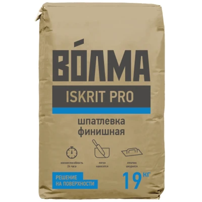 ВОЛМА ISKRIT Шпаклевка " Pro" (ВТР) 19 кг (60)