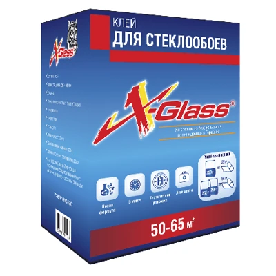 Клей для стеклообоев X-Glass 500 г, 0,5 кг