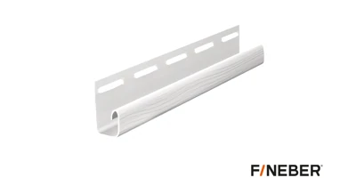 Профиль для сайдинга Fineber J-профиль CLASSIC COLOR Белый