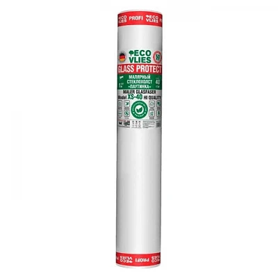 Стеклохолст малярный Паутинка EcoVlies Glass Protect XS40, 40 г/м2