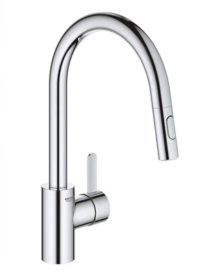 Смеситель для мойки GROHE EUROSMART COSM вытяжной излив 3/8 31481001