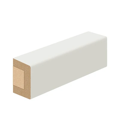 Рейка декоративная ЭМА White Matt МДФ S-16.30 2750x16x30 мм