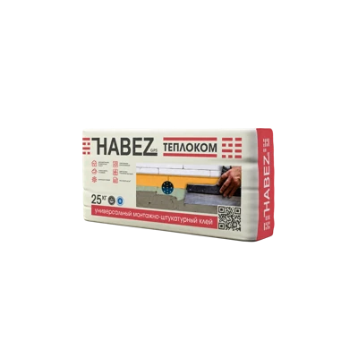 HABEZ ТЕПЛОКОМ Клей для пенополистирола, 25 кг