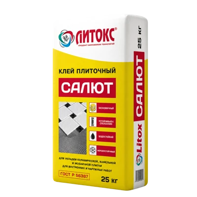 ЛИТОКС САЛЮТ Клей плиточный 25 кг