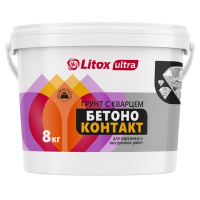 ЛИТОКС БЕТОНОКОНТАКТ Грунтовка 8 кг