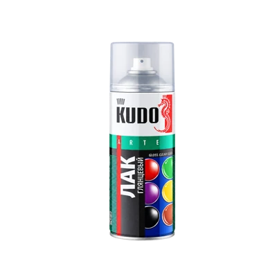 Лак универсальный акриловый KUDO No9002 глянец, 520 мл