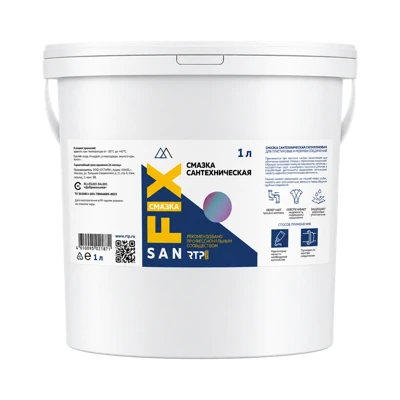 Сантехническая смазка силиконовая, 1000мл SANFIX