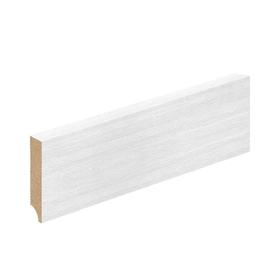 Плинтус ЭКО Snow Melinga МДФ S-70.16 2400x70x16 мм