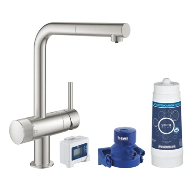 Смеситель для мойки GROHE BLUE MINTA PURE (стартовый комплект) 30382DC0