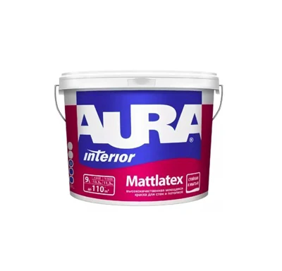 Краска моющаяся Aura Mattlatex Interior 15 л (база А)