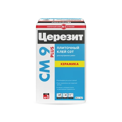 CERESIT CM 9 PLUS Клей для плитки для внутренних работ, 25 кг
