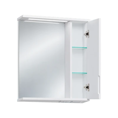 Зеркало со шкафом LAKE 70 правое с подсветкой zsLAKE70.R-01