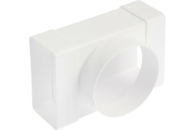 Тройник для прямоугольных каналов Viento 55*110 и круглого канала 100