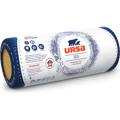 Утеплитель URSA Geo -15 8000*1220*50 мм
