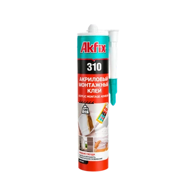 Клей монтажный акриловый Akfix 310, 310 мл
