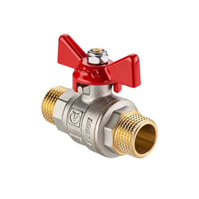Кран шаровой Valtec BASE-ГОСТ НР-НР 3/4" бабочка, DN20, PN40