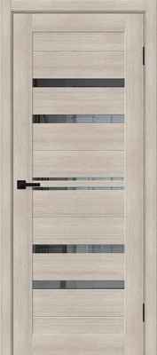 Дверь межкомнатная полотно Браво-30 эко шпон Cappuccino Melinga 2000x600 мм Mirox Grey